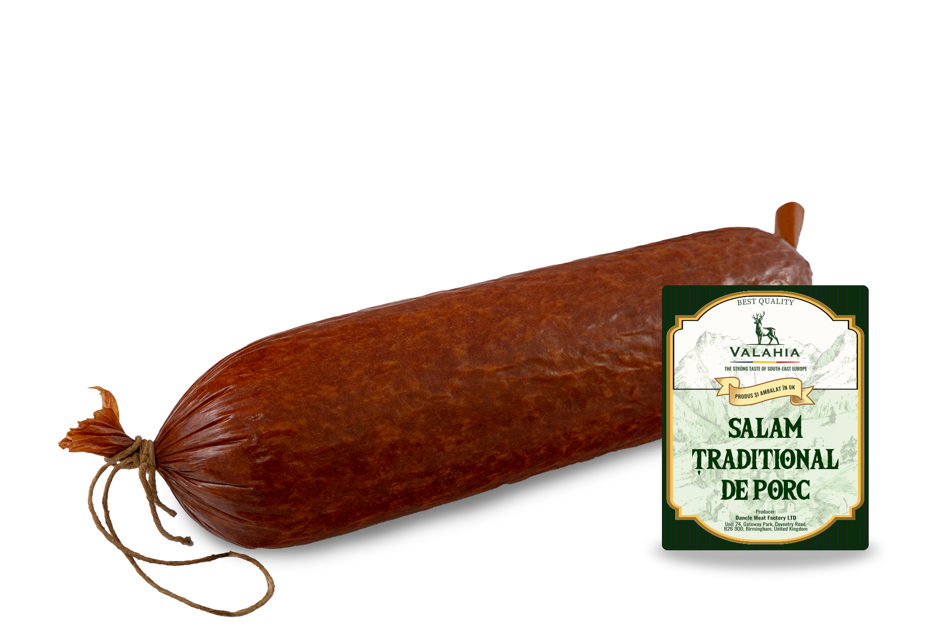 Traditional Pork Salami Valahia